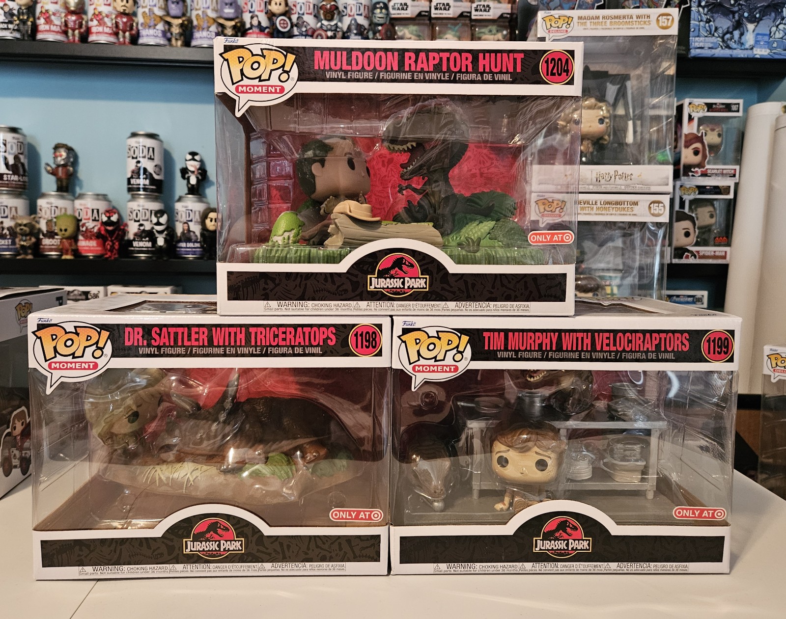 Funno Pop Target Ex. Jurassic Park Movie Moments Lot