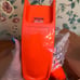 Vintage 1980 ITT Tangerine Orange Retro Rotary Phone NIB