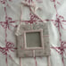 Vintage Simply Shabby Chic Pastel Pink Rose Picture Frame Wall Hanging Decor