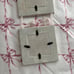 Vintage Simply Shabby Chic Pastel Pink Rose Picture Frame Wall Hanging Decor
