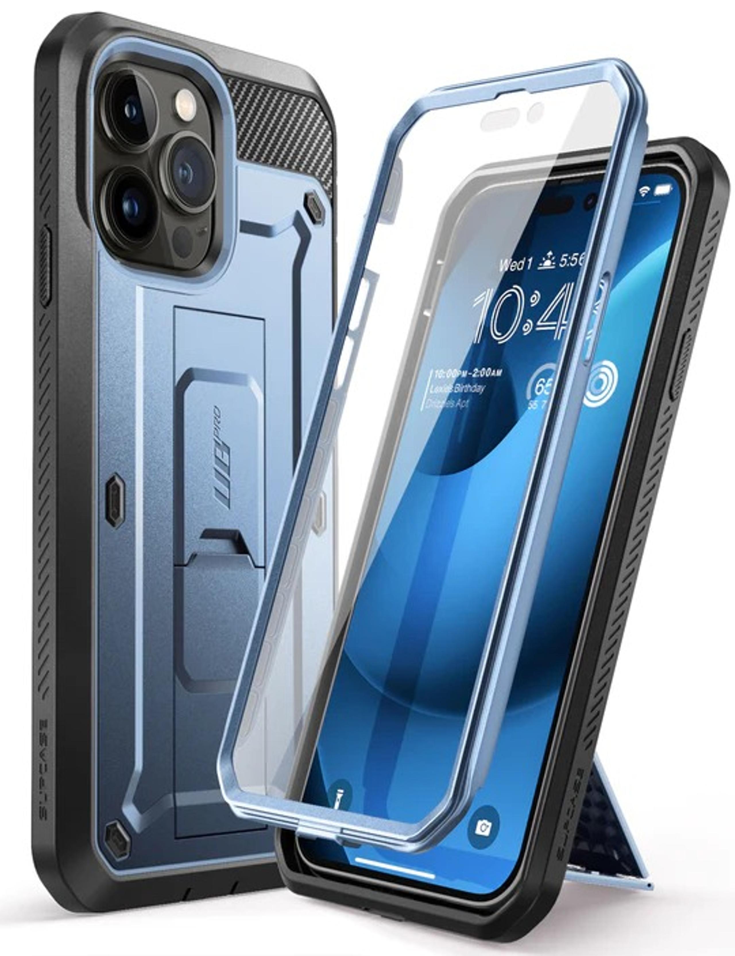 iPhone 14 Pro Max 6.7 inch Unicorn Beetle PRO Rugged Case-Metallic Blue