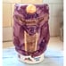 Vintage Novelty Mug Excaliber Purple Dragon Fantasy Faire Tankard Mug Scroll Han