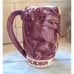 Vintage Novelty Mug Excaliber Purple Dragon Fantasy Faire Tankard Mug Scroll Han