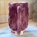 Vintage Novelty Mug Excaliber Purple Dragon Fantasy Faire Tankard Mug Scroll Han