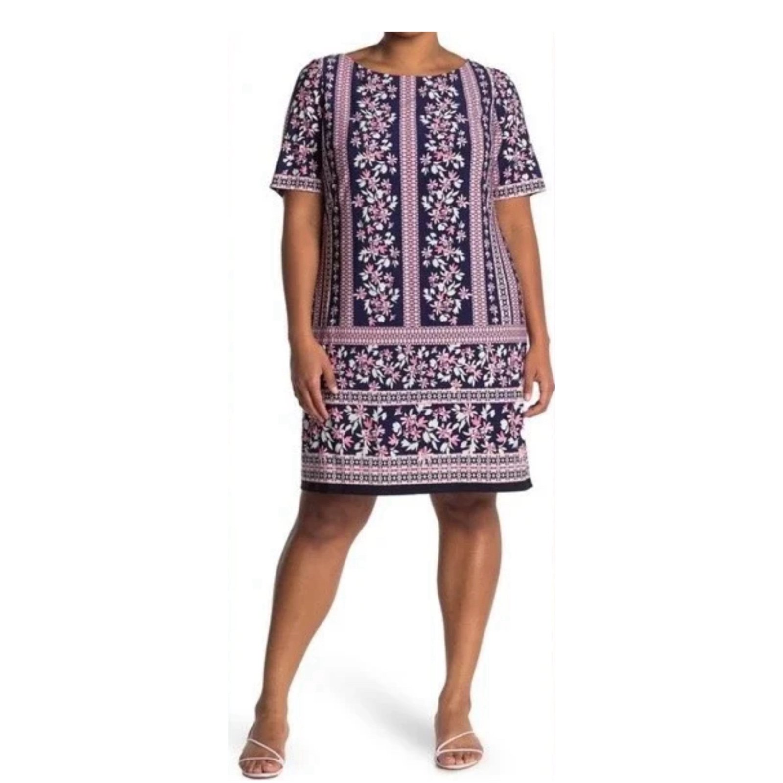 ELIZA J FLORAL SHEATH DRESS