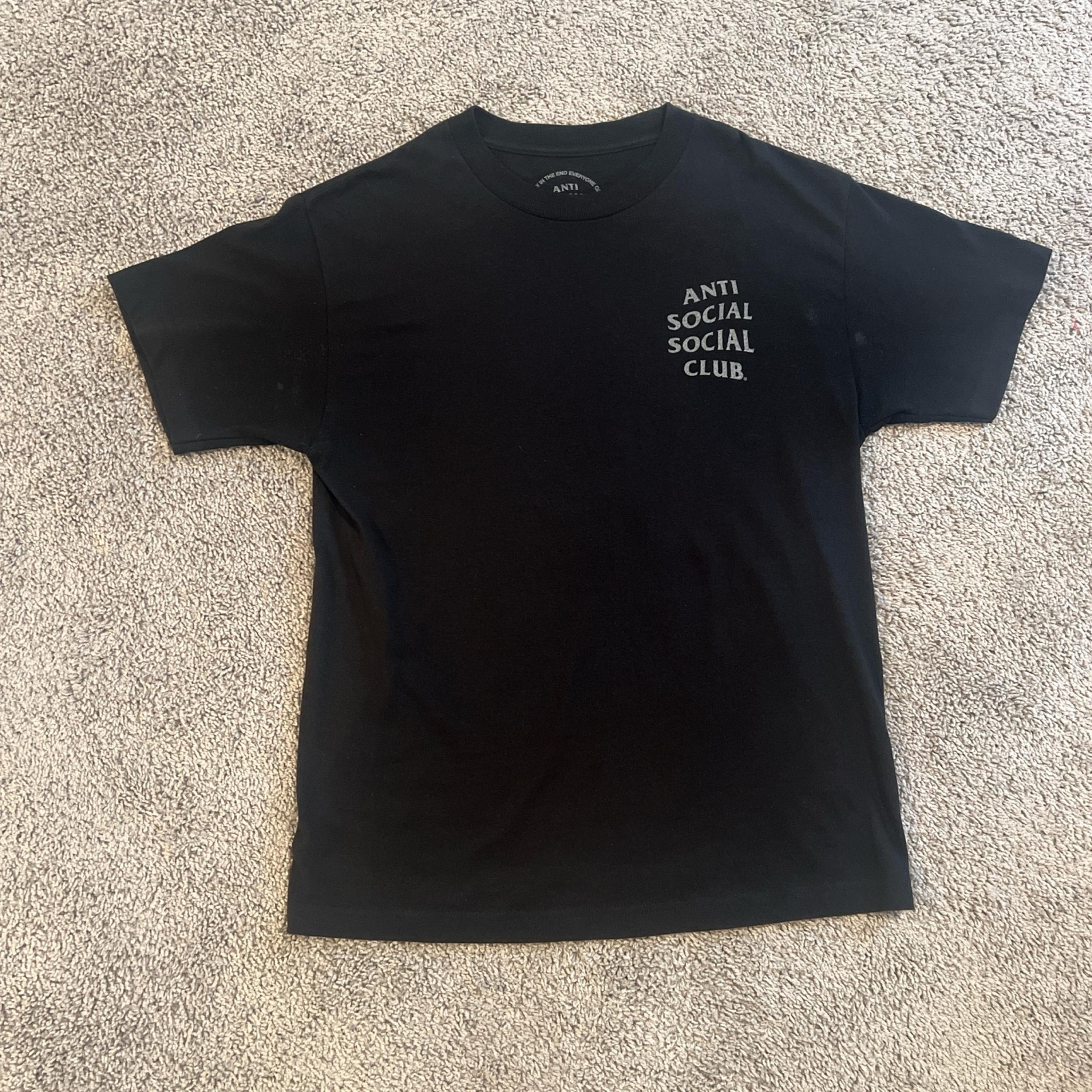Anti social social club ghost of you and me t shirt