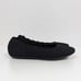 Skechers Air Cooled Memory Foam Black Stretch Woven Flats 6.5