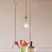 Raindrop Pendant Light Fixture Electroplated Gold/Brass Finish ~ New