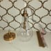 Raindrop Pendant Light Fixture Electroplated Gold/Brass Finish ~ New