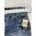 New Baby Phat Jeans Sz 7 Paint Splatter Pocket Crop Blue Gold Cat Button Capri