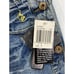 New Baby Phat Jeans Sz 7 Paint Splatter Pocket Crop Blue Gold Cat Button Capri