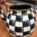 Mackenzie Childs Courtly Check 2 Quart Tea Kettle