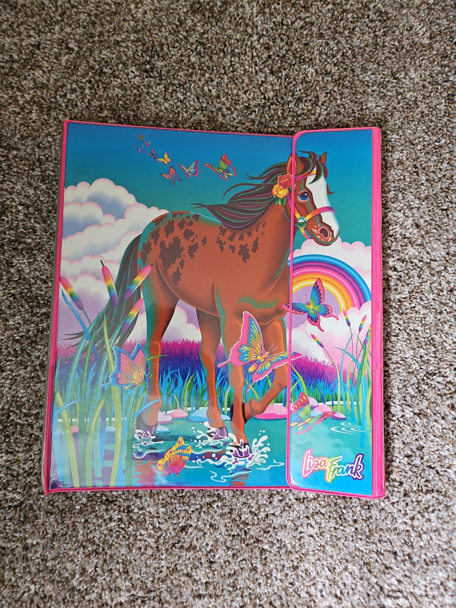 Lisa Frank Trapper Keeper - Rainbow Chaser