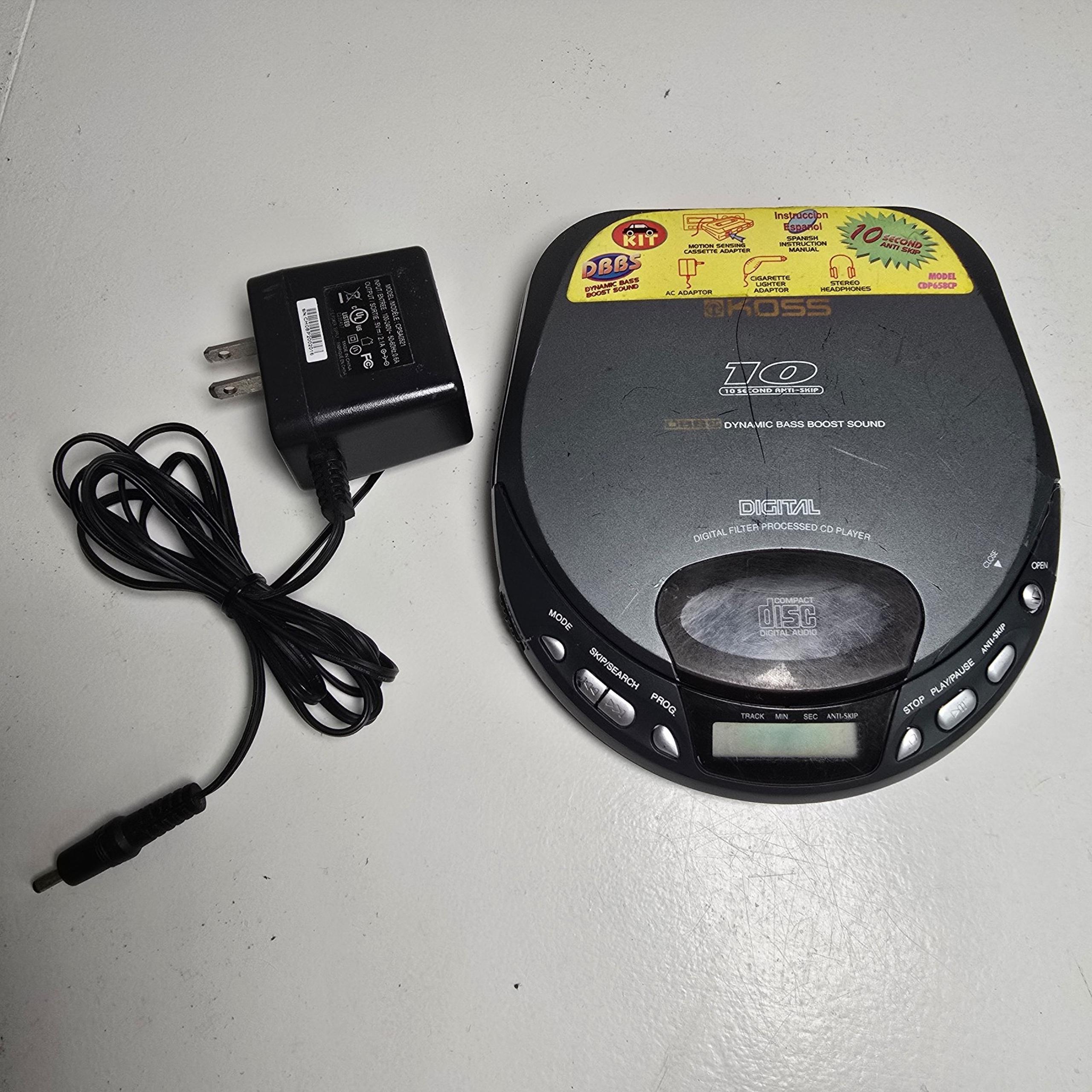 Koss CDP658 Compact Disc Portable CD Play