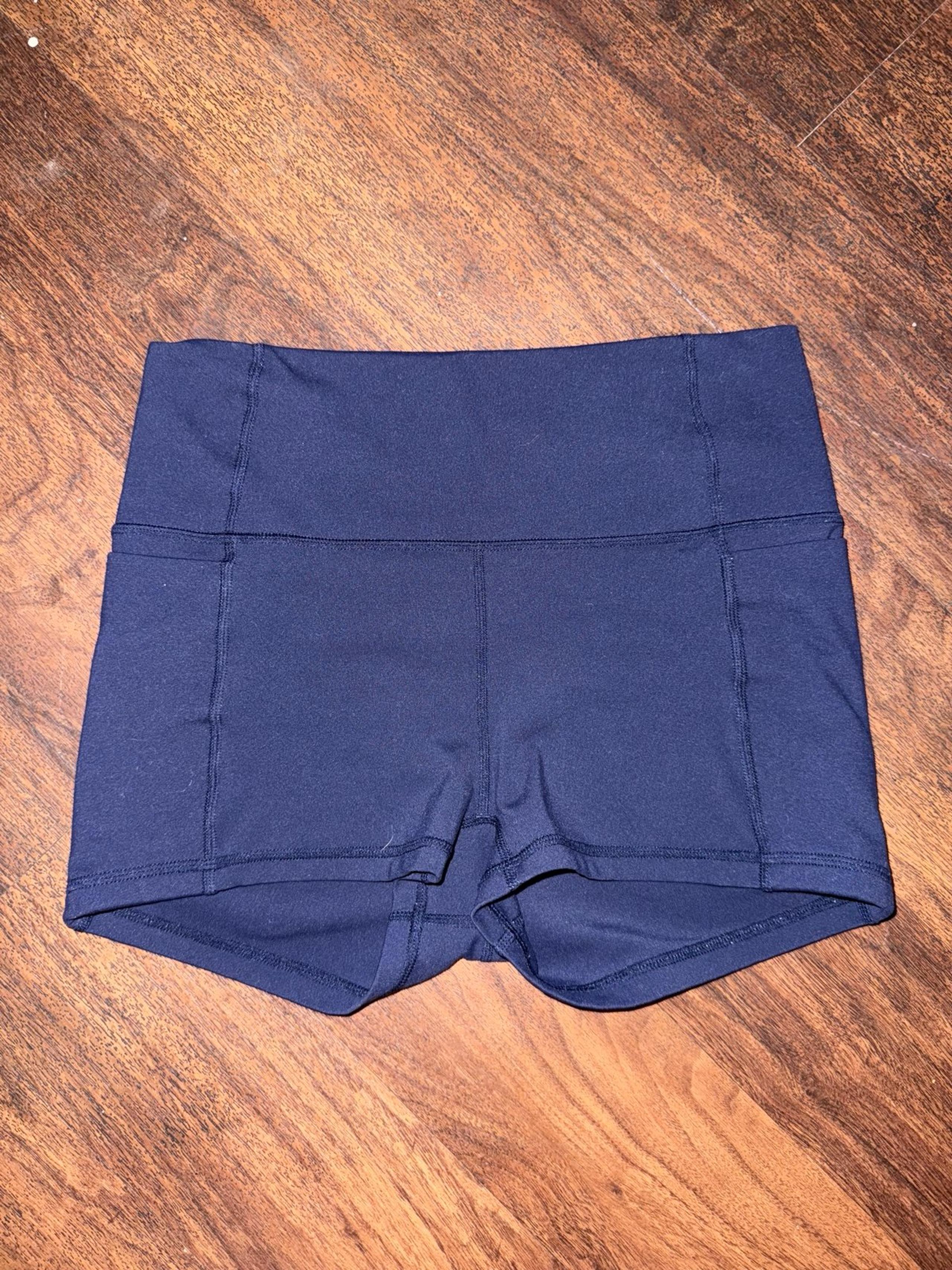 Pureluxe by Fabletics navy blue workout shorts