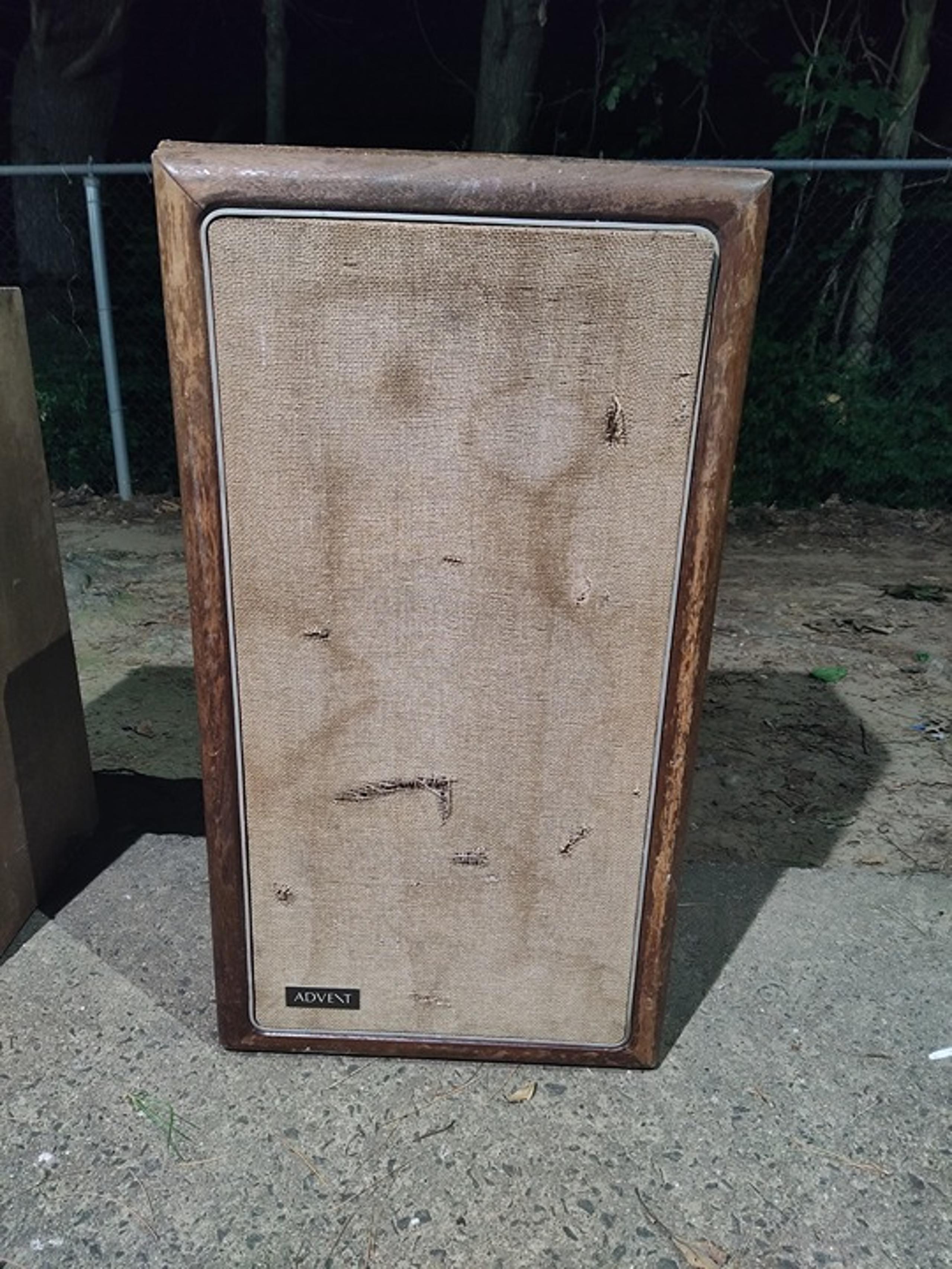 Large ADVENT A4 Vintage Loudspeaker Bullnose Speaker Original Box ONE SPEAKER