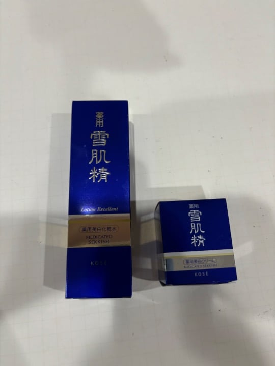 KOSE SEKKISEI MEDICATED SEKKISEI Cream 40g Face Cream & 200ml lotion