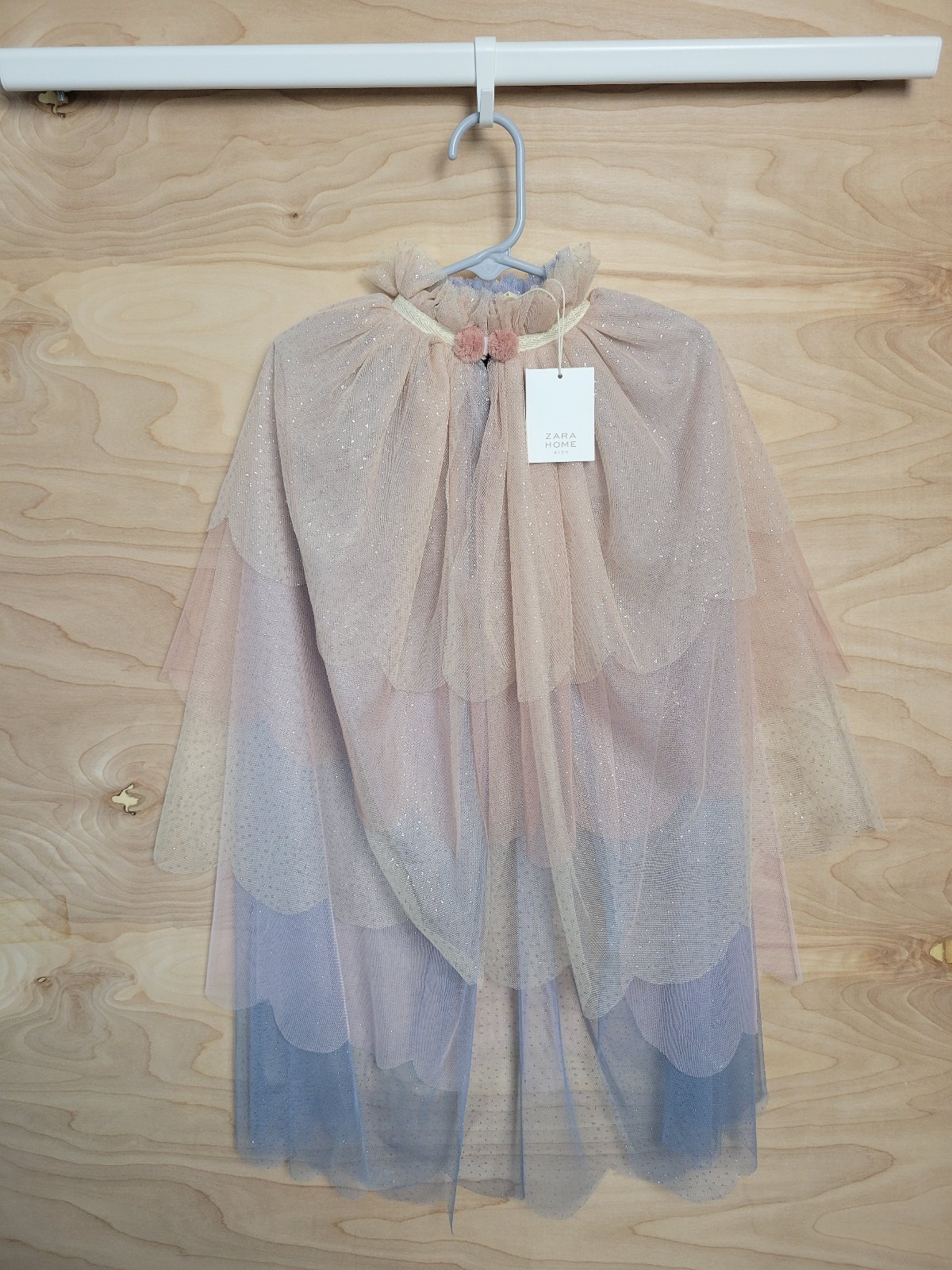 Zara Dress Up Tulle Cape O/S