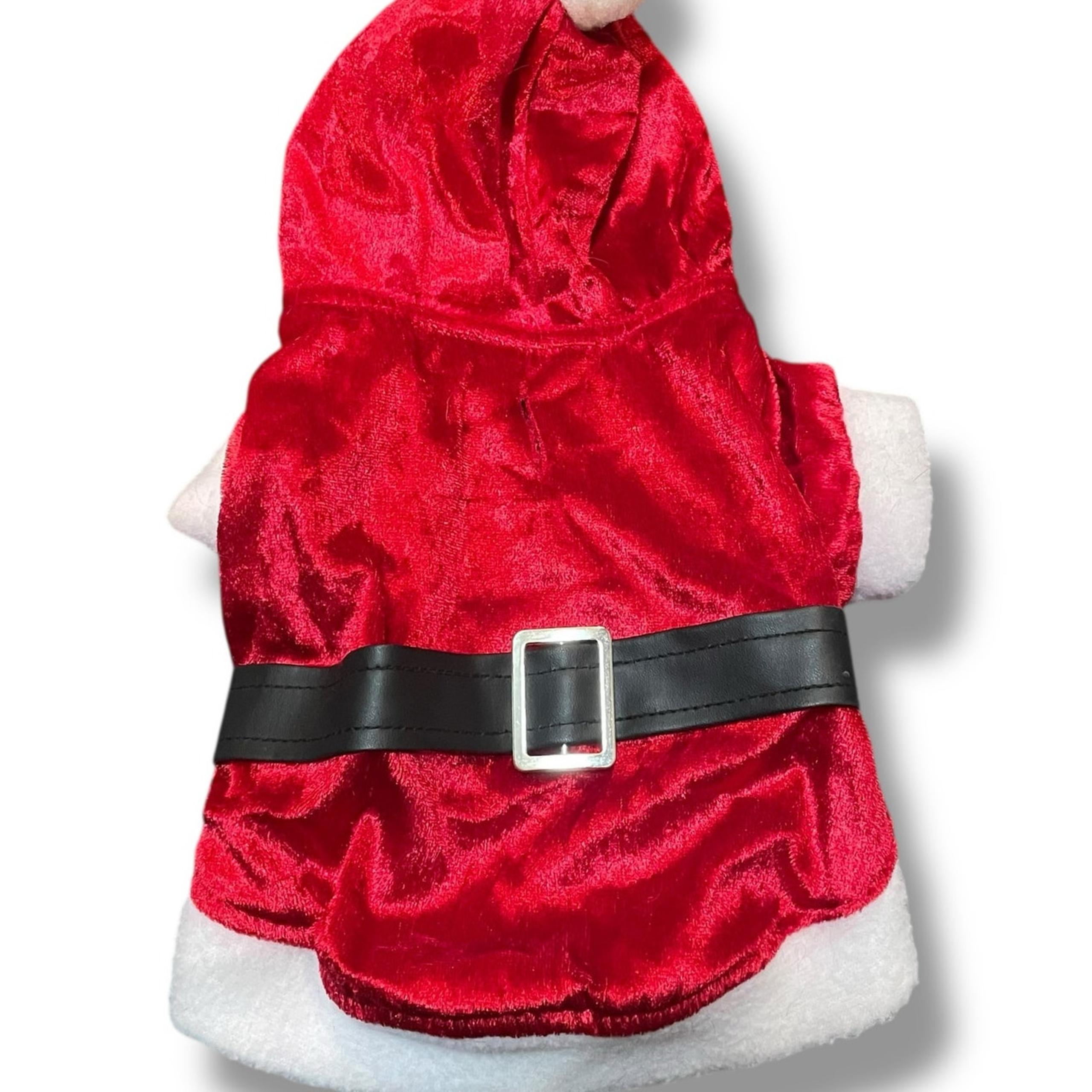 DogIt Dog Santa Claus Costume Sz Small Christmas Coat Jacket Photo Pup Picture