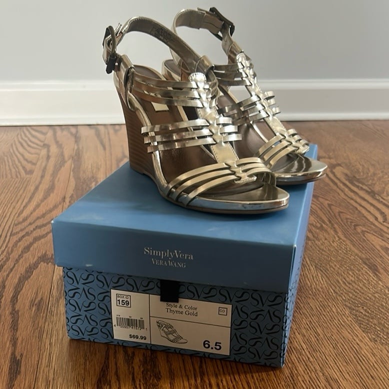 Simply Vera Vera Wang Wedge Sandals | Mercari