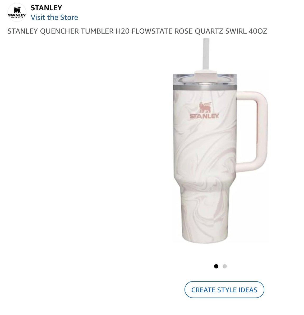 Stanley 40oz- Rose Quartz Swirl