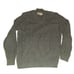 Joseph Abboud XL Sweater Cable Knit Wool Blend V Neck Shawl Collar Pullover gray