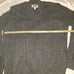Joseph Abboud XL Sweater Cable Knit Wool Blend V Neck Shawl Collar Pullover gray