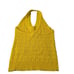 VTG Ralph Lauren Y2K Cable Knit Halter Top Sz M Preppy Tennis Academia Jumper