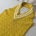 VTG Ralph Lauren Y2K Cable Knit Halter Top Sz M Preppy Tennis Academia Jumper