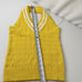 VTG Ralph Lauren Y2K Cable Knit Halter Top Sz M Preppy Tennis Academia Jumper