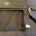 Coach Pebbled Leather Wristlet