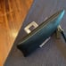 Coach Pebbled Leather Wristlet
