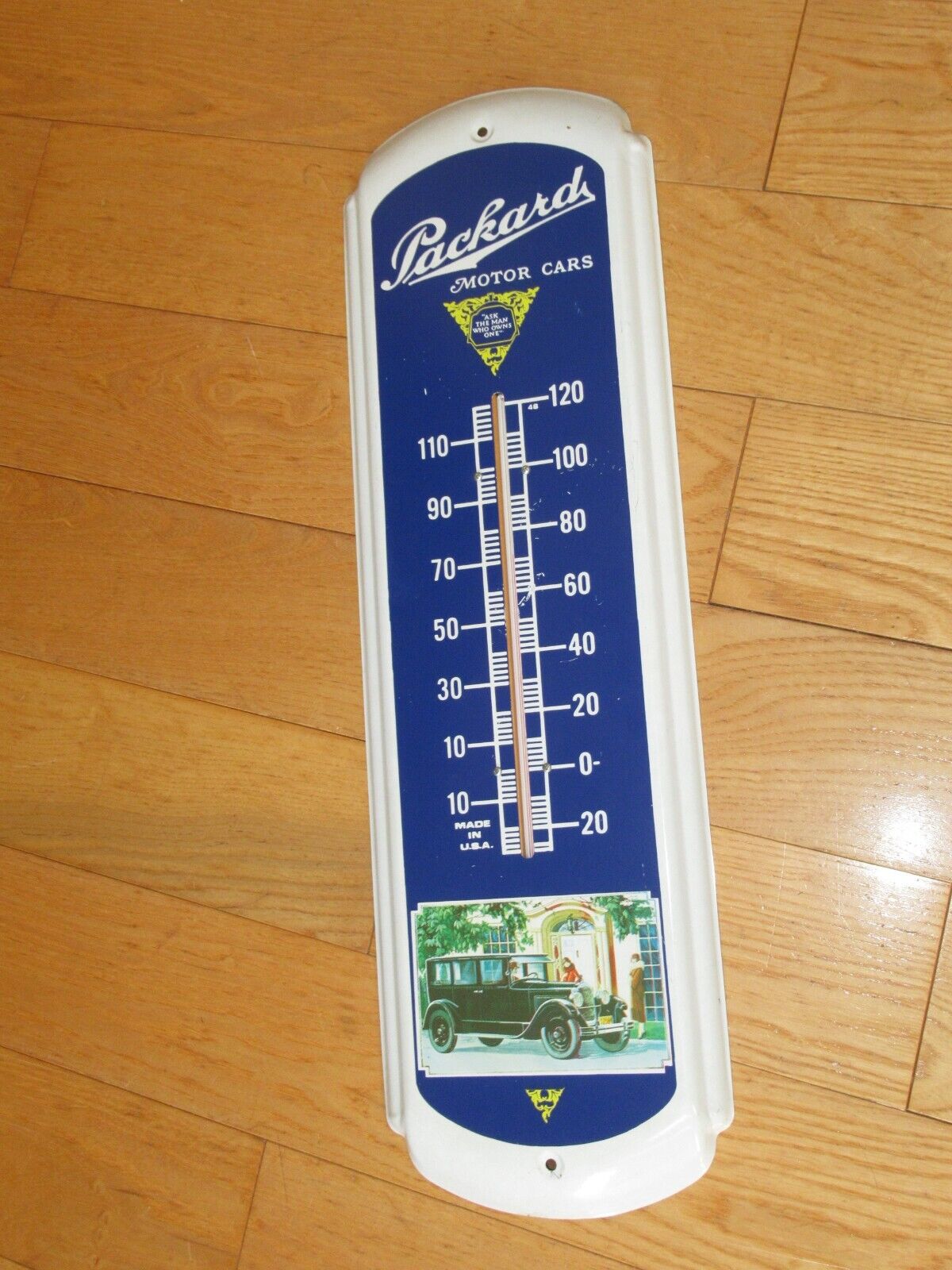 PACKARD Auto Mobile MOTOR CARS Taylor Thermometer Advertising 27” Vintage Repr