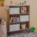 Gray and white stripes Storage Bins for Organizing bwr34
