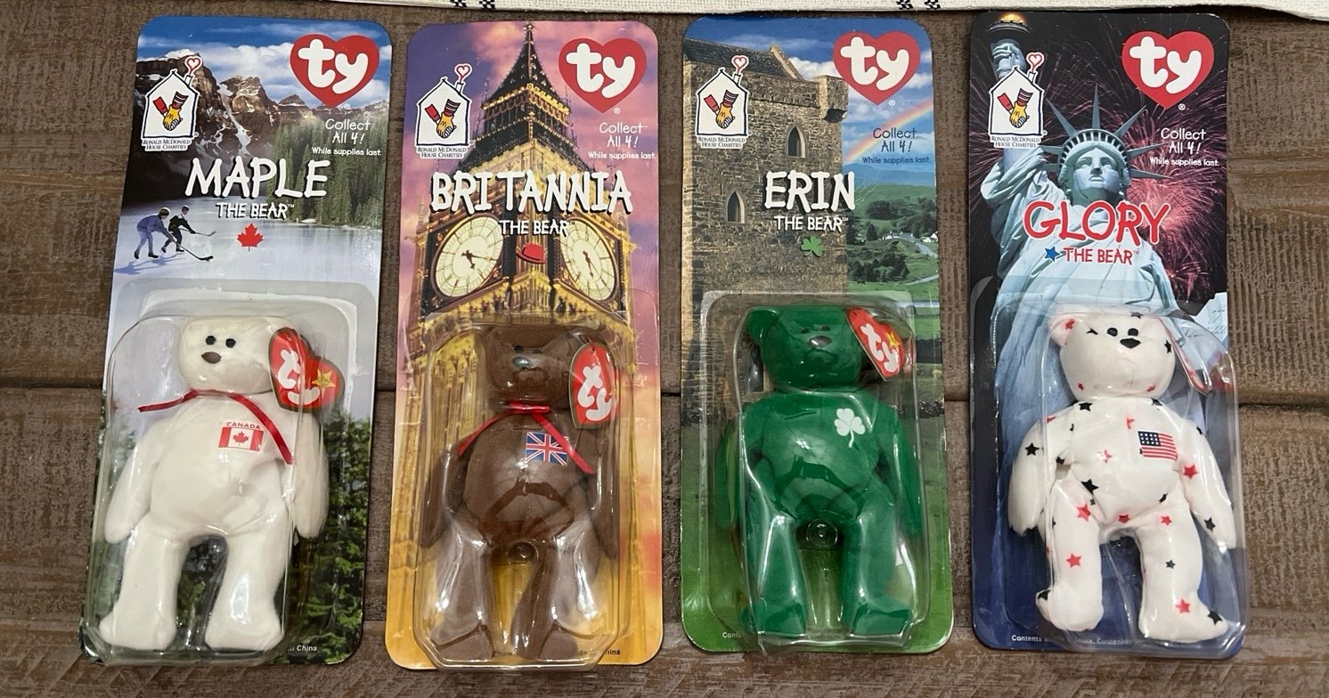 McDonald’s TY beanie babies International Lot-RARE WITH MULTIPLE *RARE ERRORS!!
