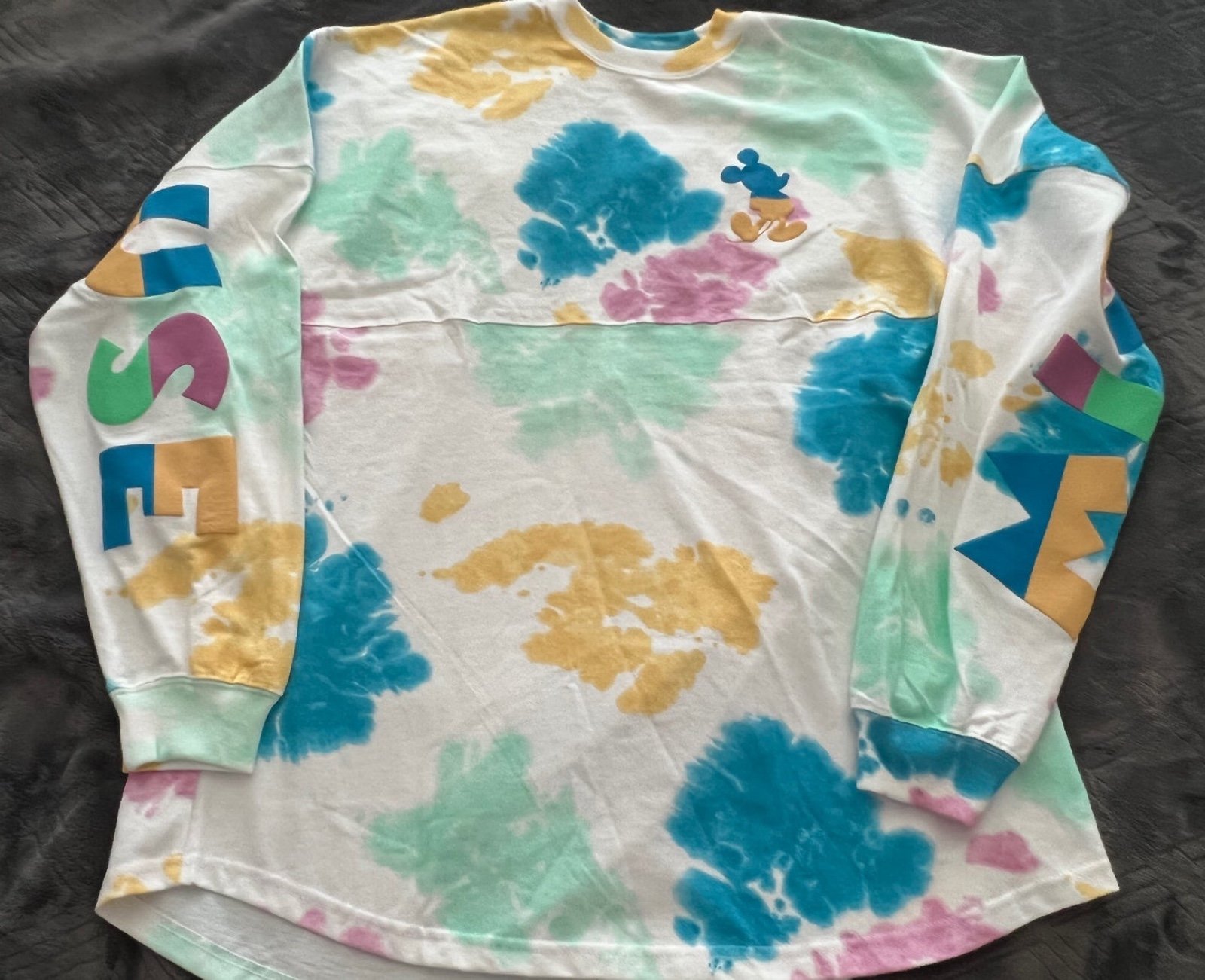 Womens Disney Mickey Tye Dye Spirit Jersey