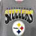 Pittsburg Steelers Sweatshirt Mens ( M )Grey Mitchell & Ness NFL Football