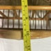 VTG Bent Wood Rattan Bamboo Rack Holder Magazine Towel MCM Boho Decor 19X10x18
