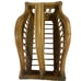 VTG Bent Wood Rattan Bamboo Rack Holder Magazine Towel MCM Boho Decor 19X10x18