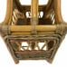 VTG Bent Wood Rattan Bamboo Rack Holder Magazine Towel MCM Boho Decor 19X10x18