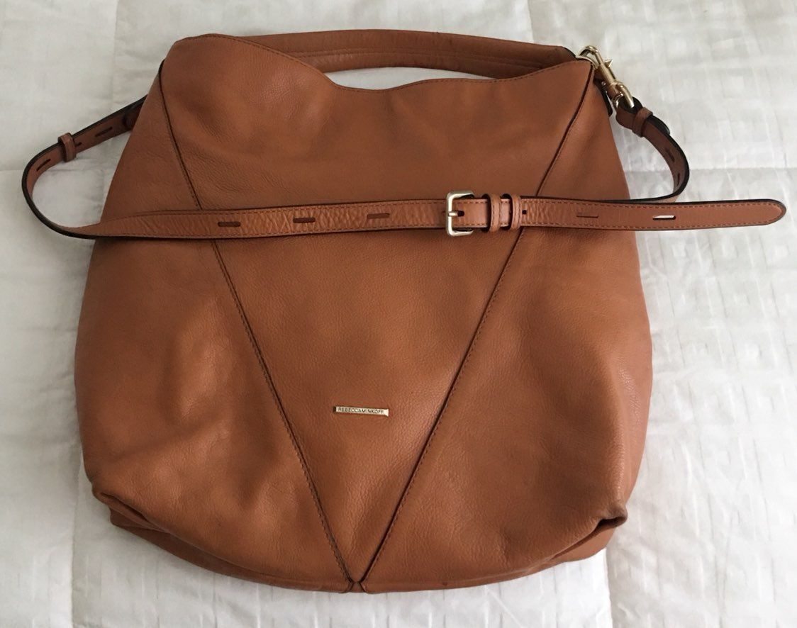 REBECCA MINKOFF AUTHENTIC LEATHER HOBO