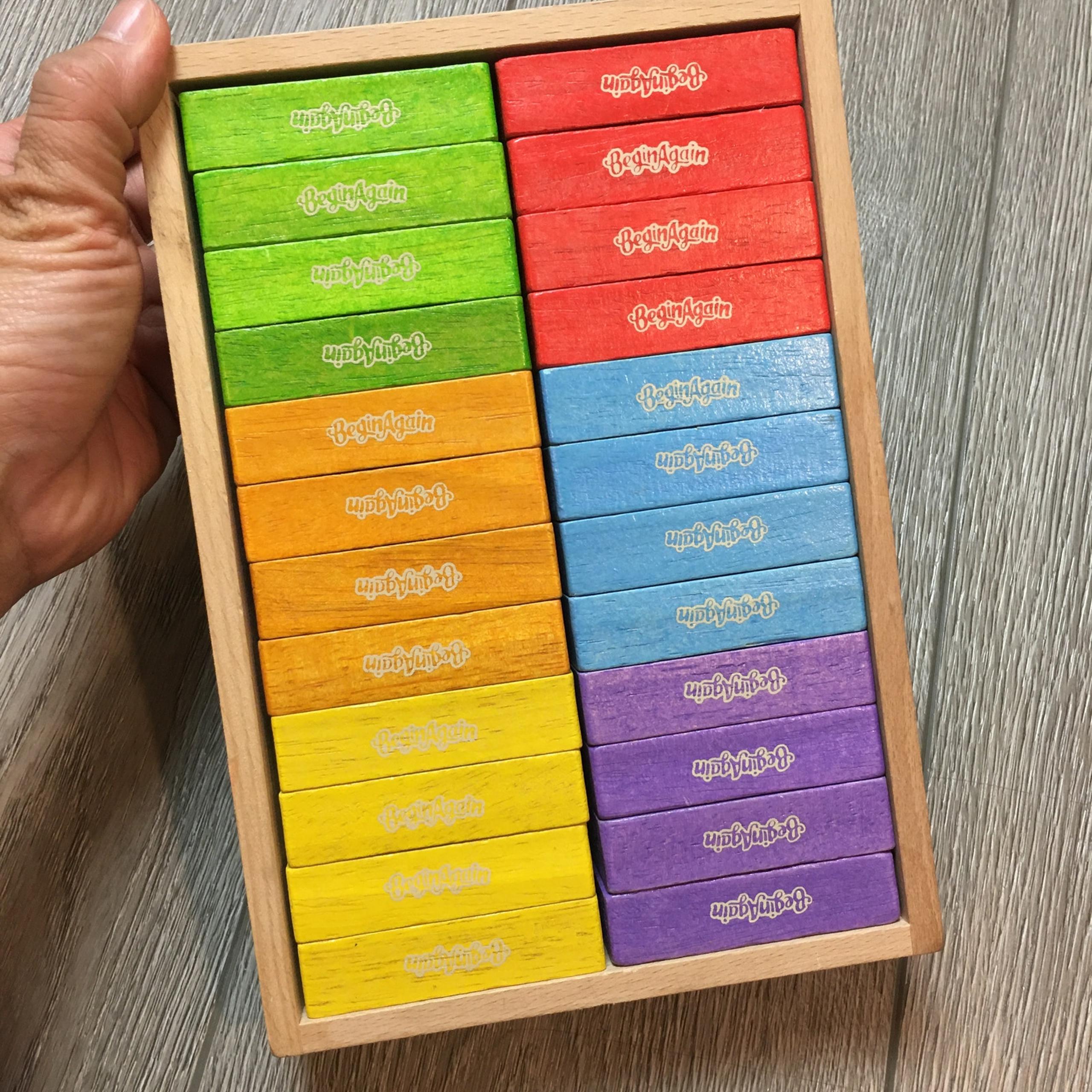 U-Build It Blocks 24 piece Set Wood - Begin Again
