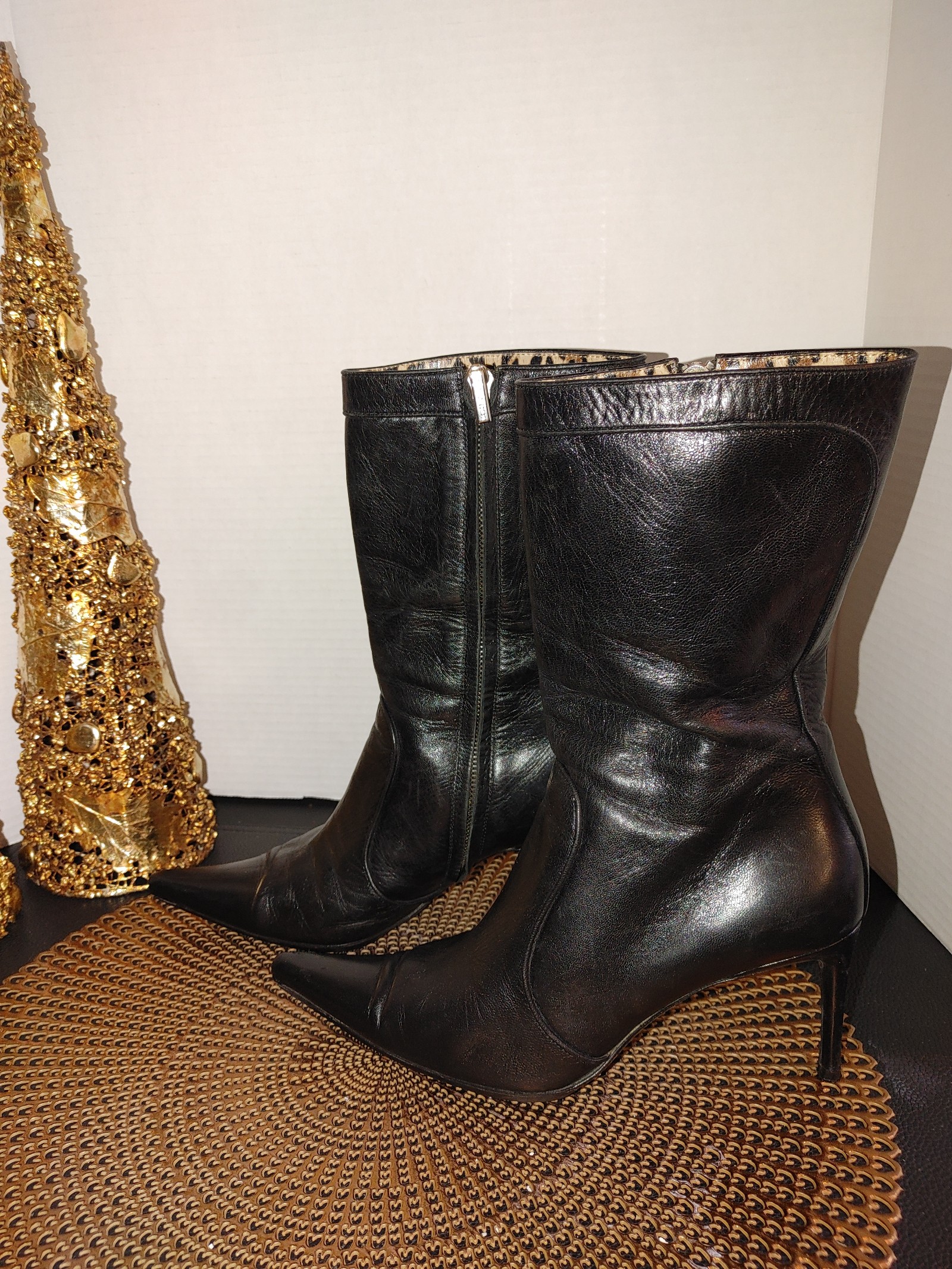 Dolce Gabbana Vero Cuoio Leather Boots size 37