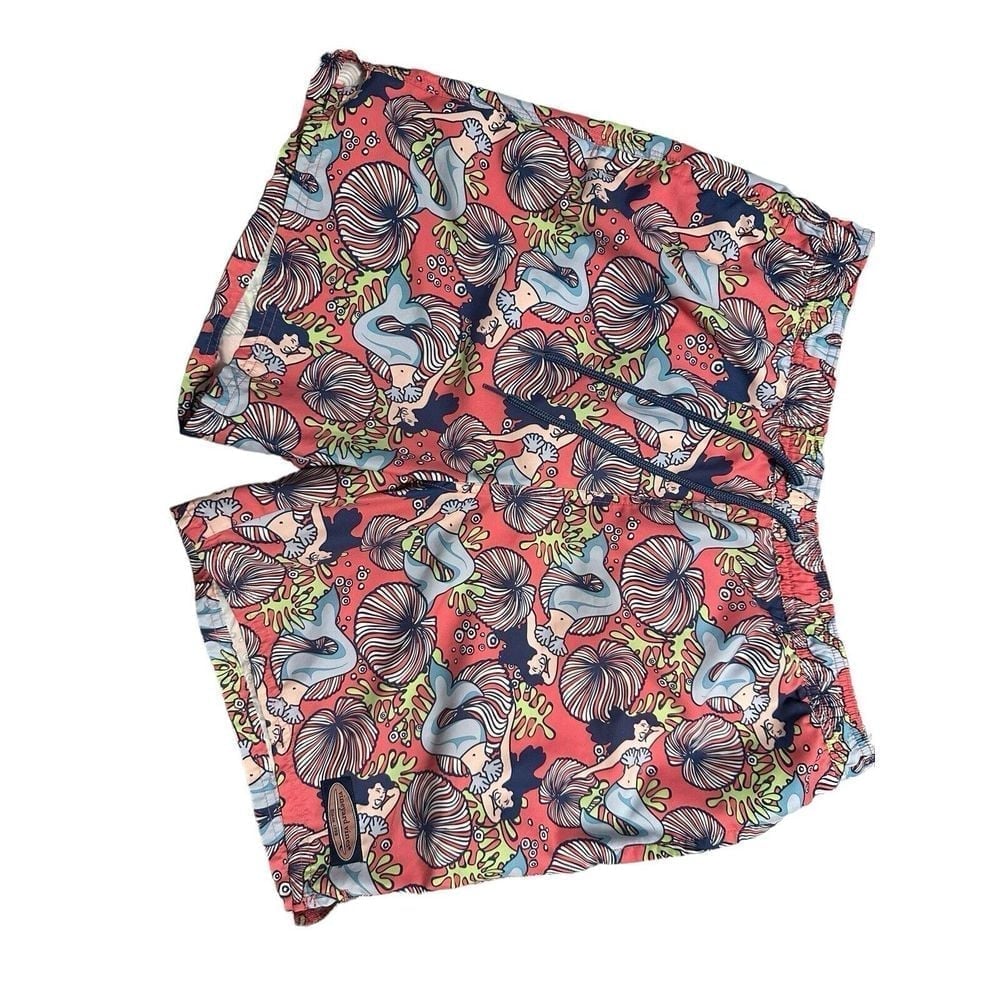 Vineyard Vines Mens 7in Printed Chappie Trunks Swimshorts Summer Large