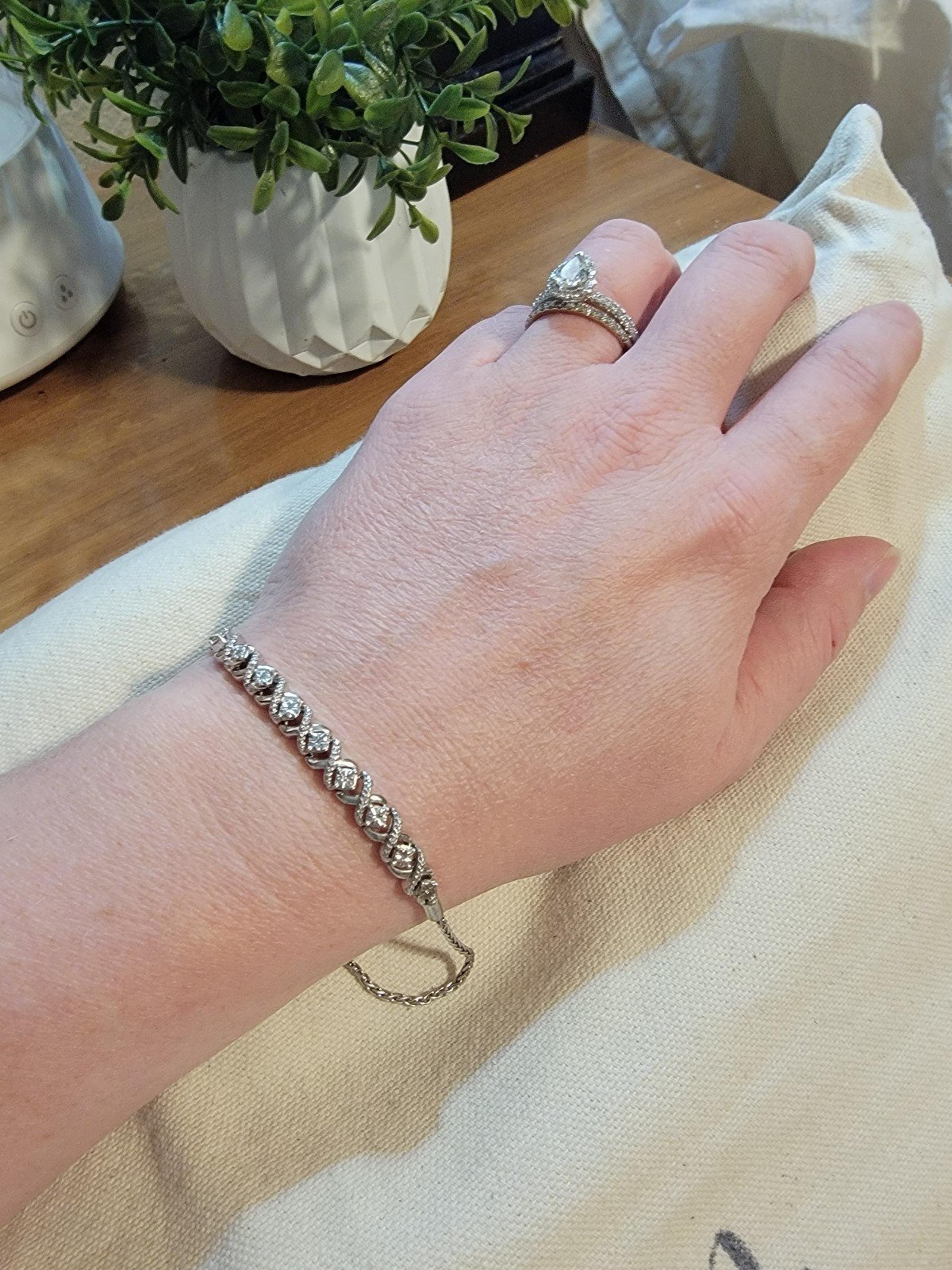 Jane Seymour Diamond 925 bracelet