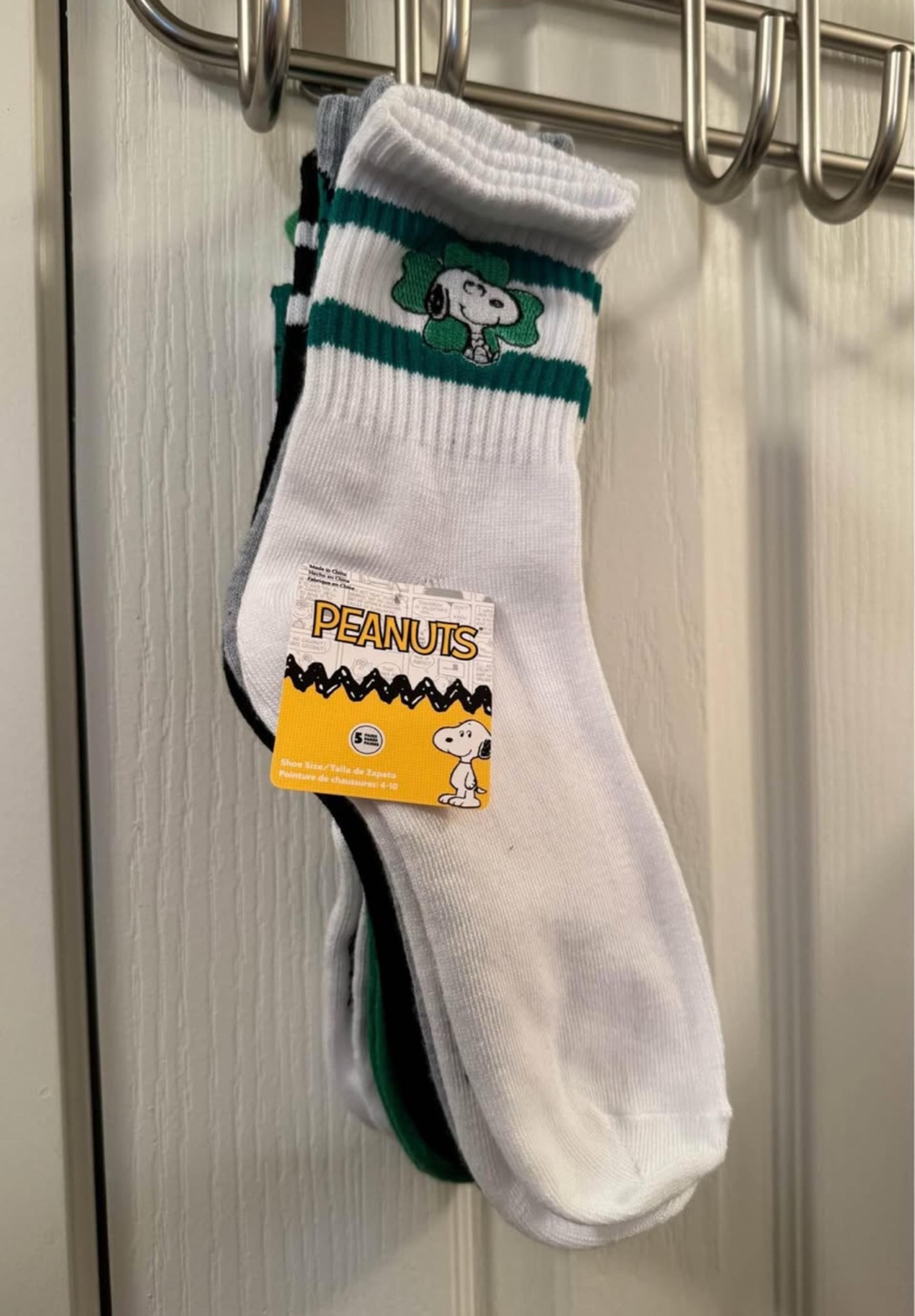 St. Patrick’s Day Snoopy socks