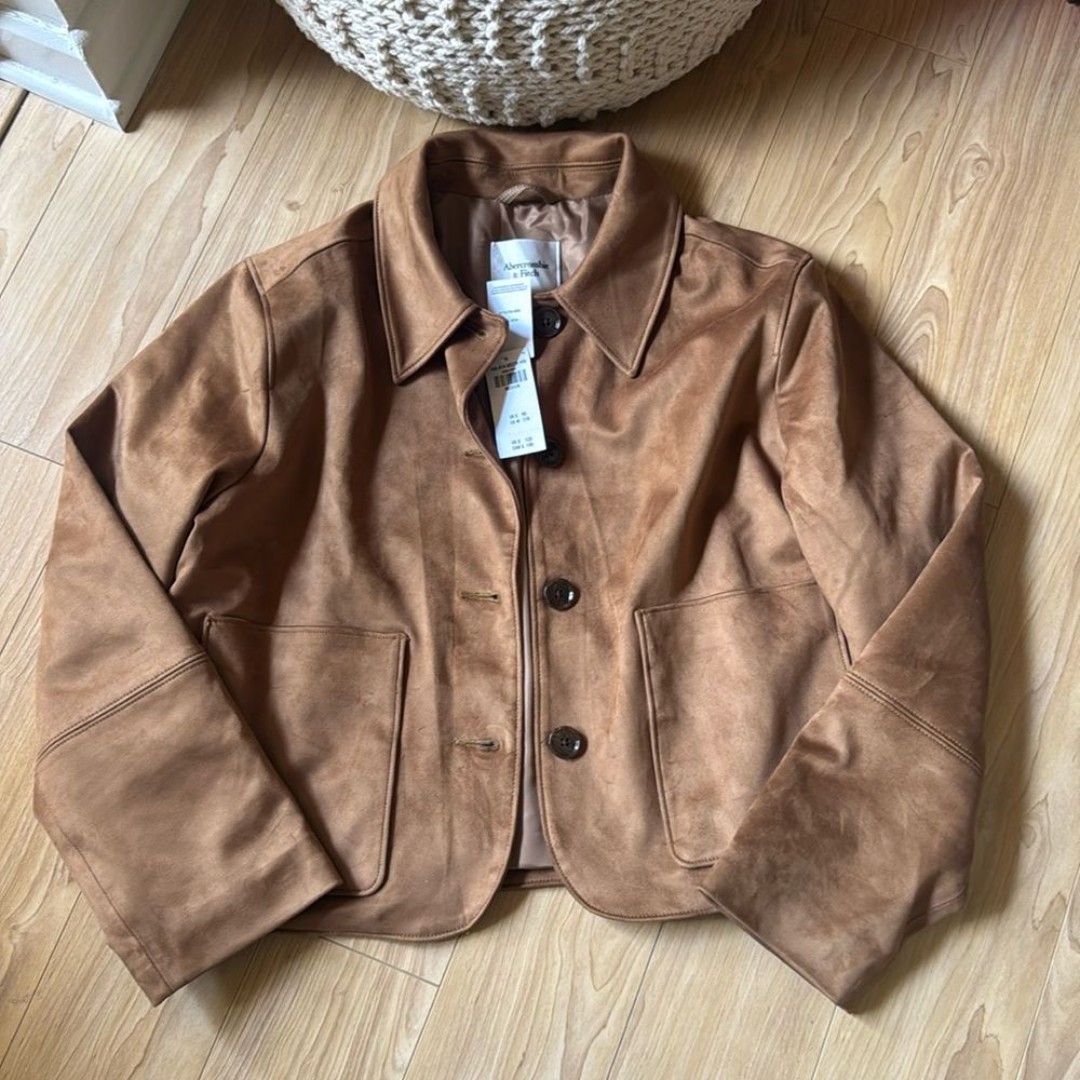 Abercombie & Fitch Vegan Suede Jacket
