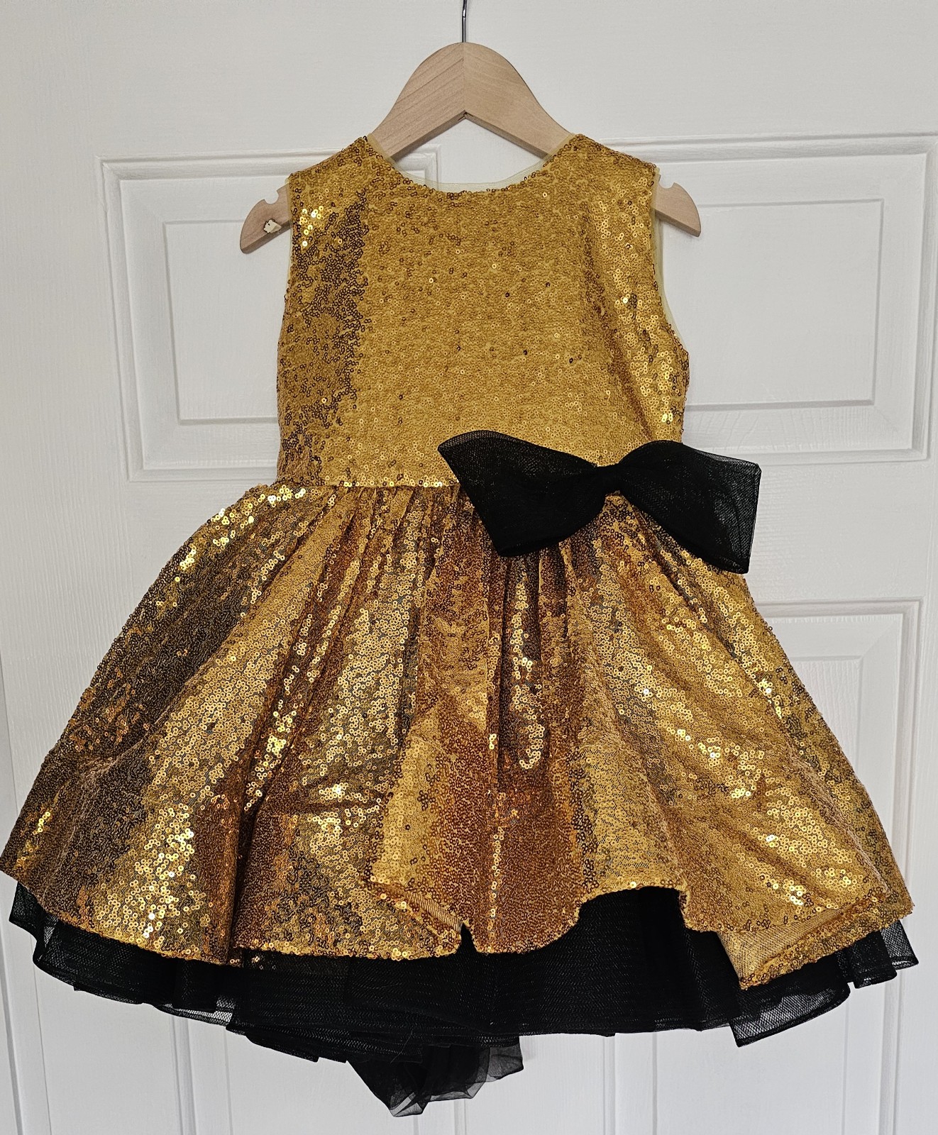 Gold Black Pagent Girls 6