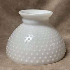 Vintage Opal Glass Hobnail Lamp Shade,
