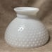 Vintage Opal Glass Hobnail Lamp Shade,